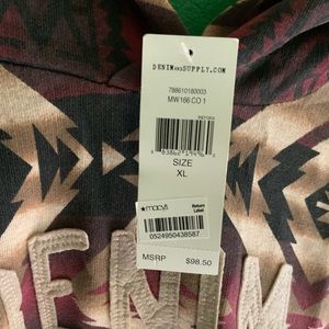 Brand new denim supply hoodie size XL